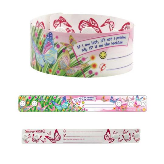 Pulseiras de plástico para crianças