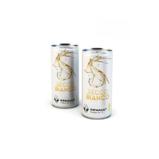 Lata de vinho branco espumoso