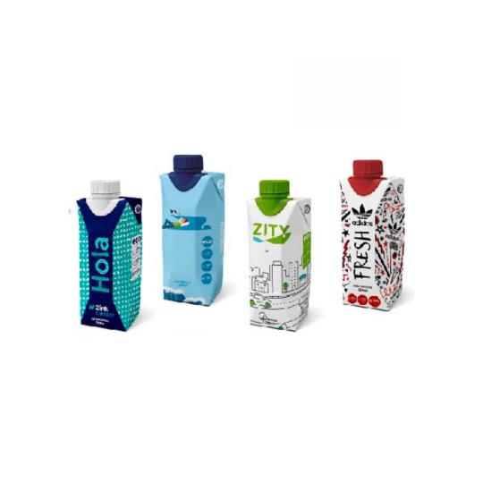 Garrafa de água em TetraPak