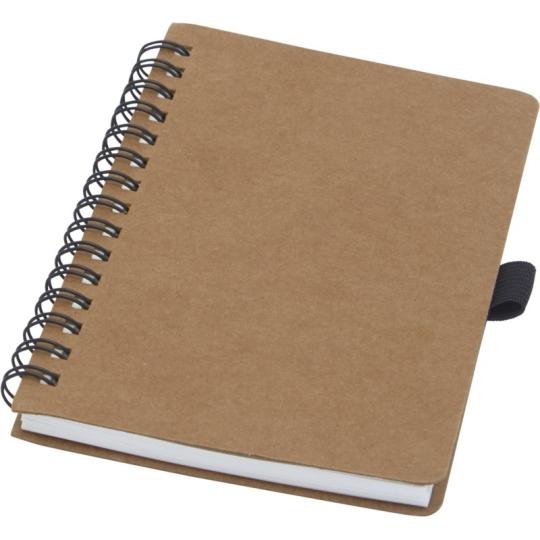 Caderno de argolas A6 em cartão reciclado com papel de pedra Cobble