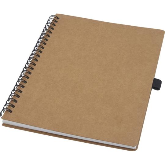 Caderno de argolas A5 em cartão reciclado com papel de pedra Cobble
