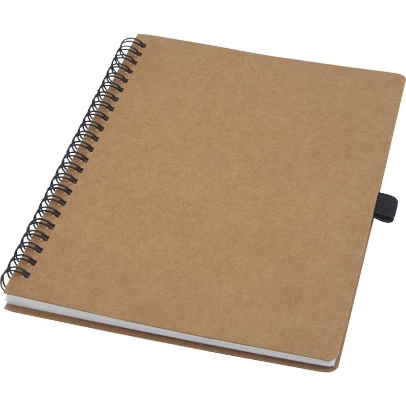 Caderno de argolas A5 em cartão reciclado com papel de pedra Cobble