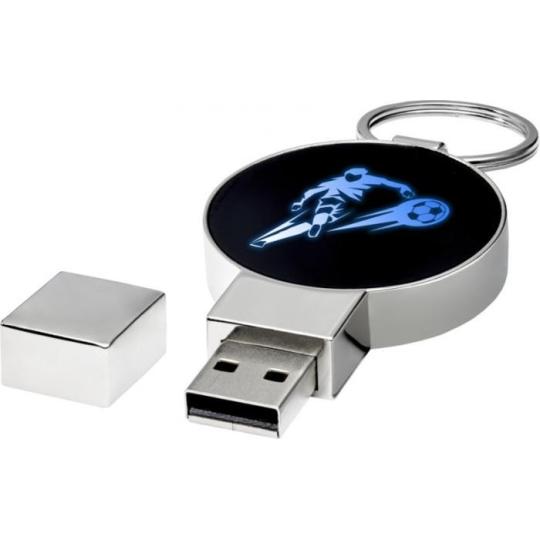USB iluminado redondo