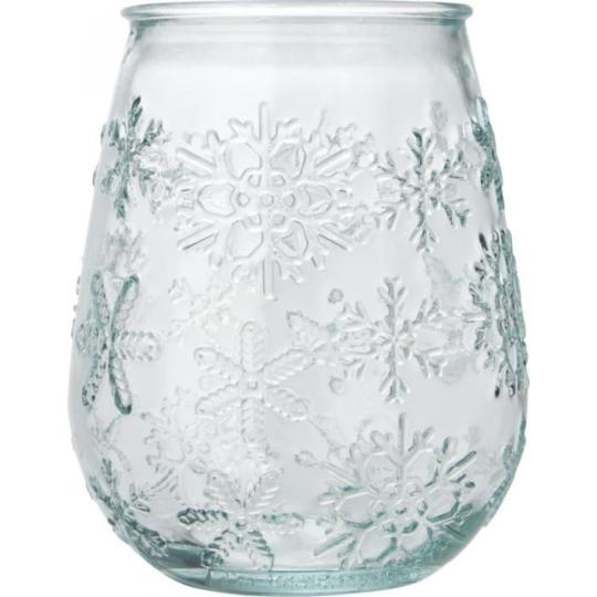 Suporte de vela tealight de vidro reciclado Faro