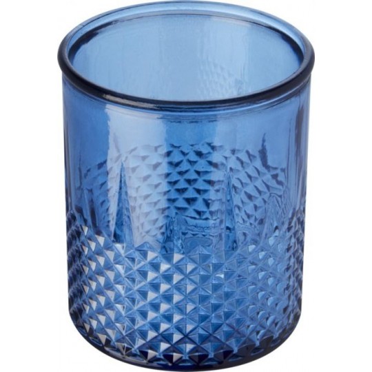 Suporte de vela tealight em vidro reciclado Estrel