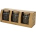 Conjunto de 3 peças de frascos de vidro reciclado de 800 ml Aire
