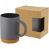 Caneca de cerâmica de 425 ml com base de cortiça "Neiva"