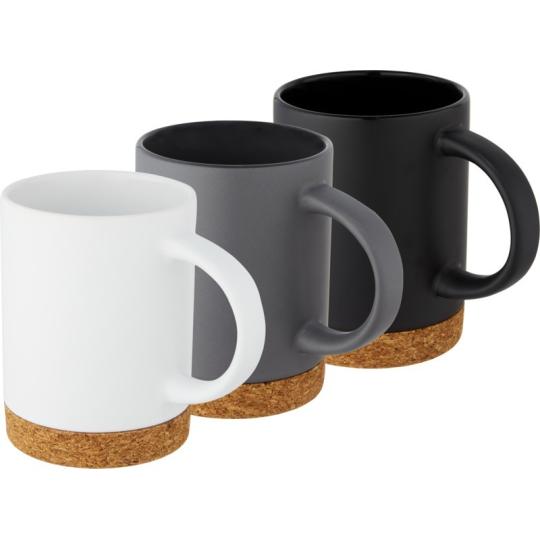 Caneca de cerâmica de 425 ml com base de cortiça "Neiva"