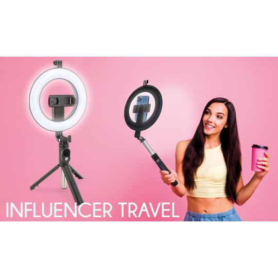 MONOPOD COM ANEL DE LUZ