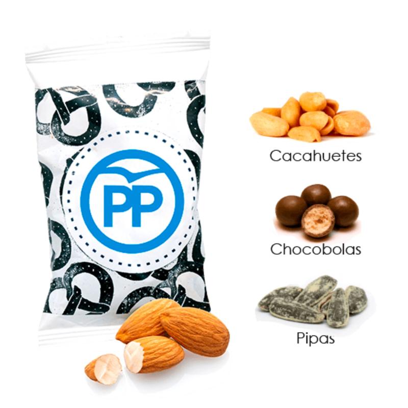 Saco com snacks 70g/50g