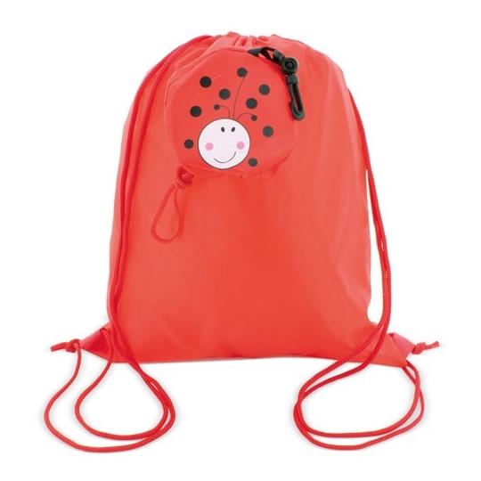Mochila dobrável Joaninha