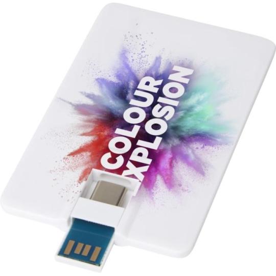 Unidade USB de 64 GB com Tipo-C e USB-A 3.0 Duo slim