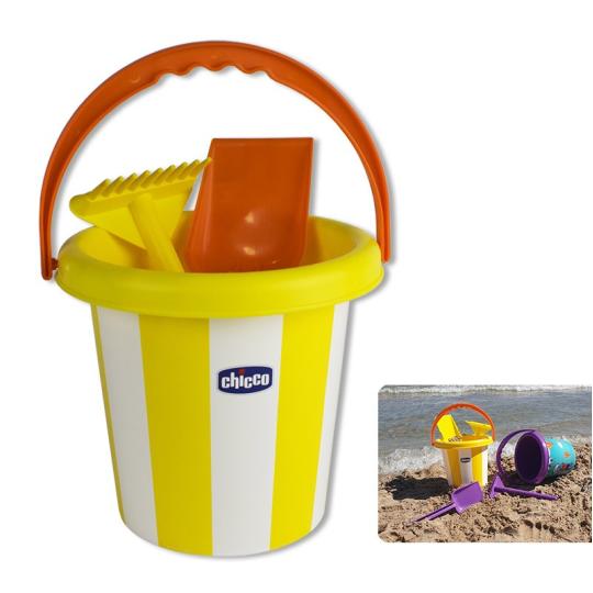 Balde de Praia com Pá e Ancinho