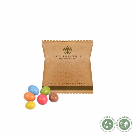 Mini saqueta com doces