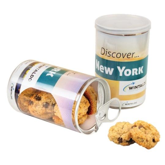 Caixa "lata" com biscoitos ou doces