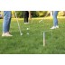 Jogo de croquete de madeira