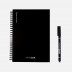Caderno Infinitebook® A5 Com Marcador Preto