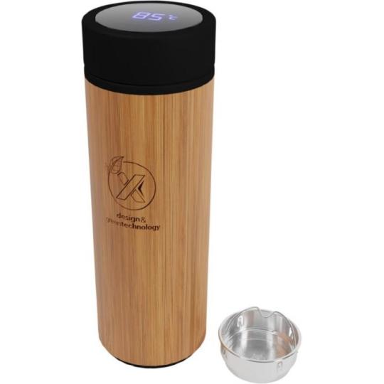 Garrafa inteligente em bambu de 500 ml D11 SCX.design®