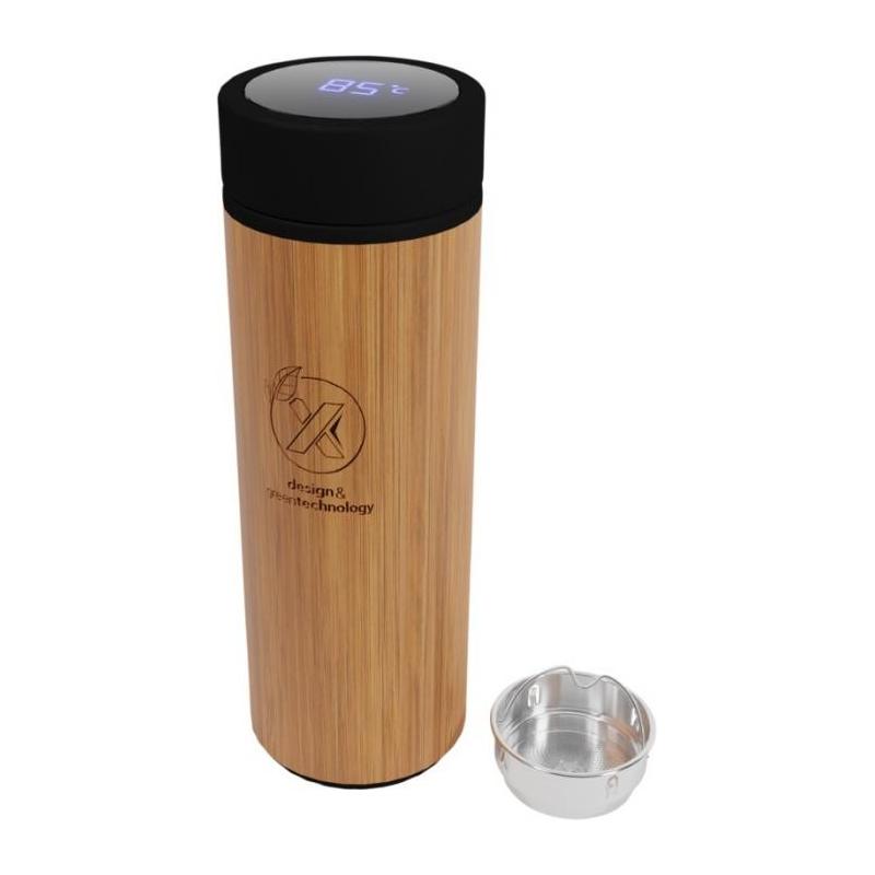 Garrafa inteligente em bambu de 500 ml D11 SCX.design®
