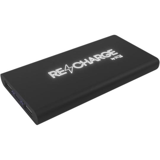 Powerbank sem fios de 10,000 mAh luminosa em borracha P40 SCX.design®
