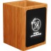 Suporte para lápis de madeira luminoso com saída USB dupla O12 SCX design®