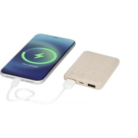 Powerbank de 5000 mAh em palha de trigo Asama