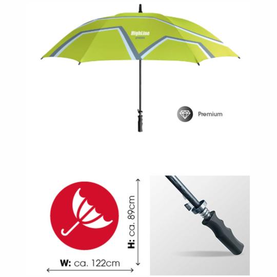 Guarda-Chuva Premium À Prova De Vento 27”