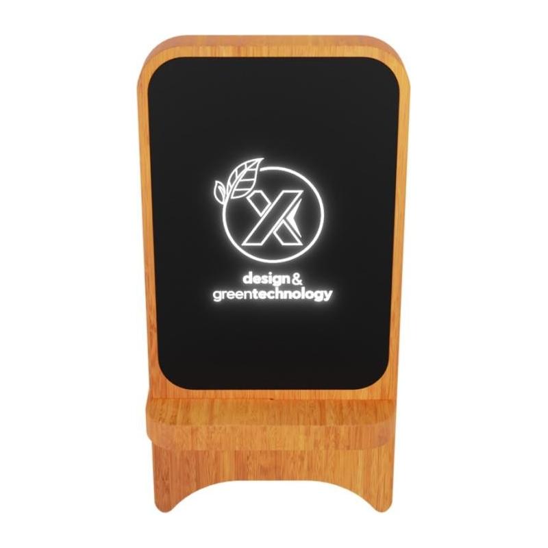 Suporte em madeira sem fios de 10W luminoso W16 SCX design®