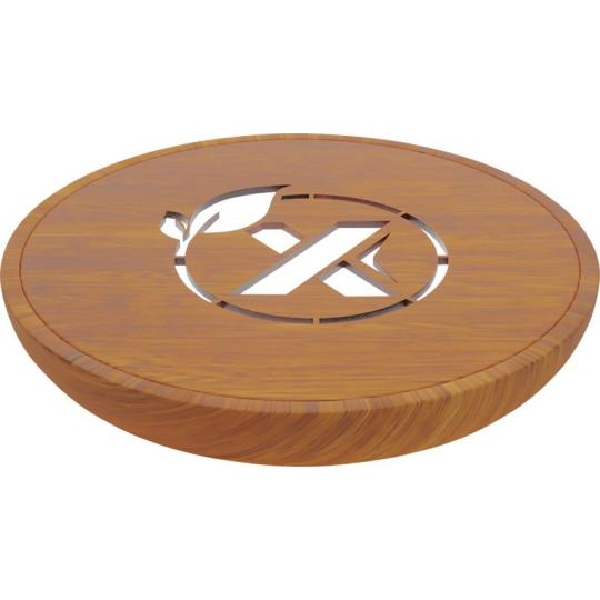 Base de carregamento sem fio de 10 W com logótipo luminoso W23 SCX design®