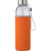 Garrafa de vidro (500 ml) com bolsa de neoprene