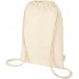 Mochila com cordões de algodão orgânico GOTS de 140 g/m² Orissa