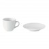 Conjunto de prato e chávena Espresso