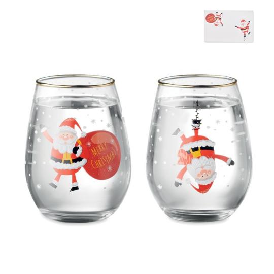 Conjunto de 2 copos Noel