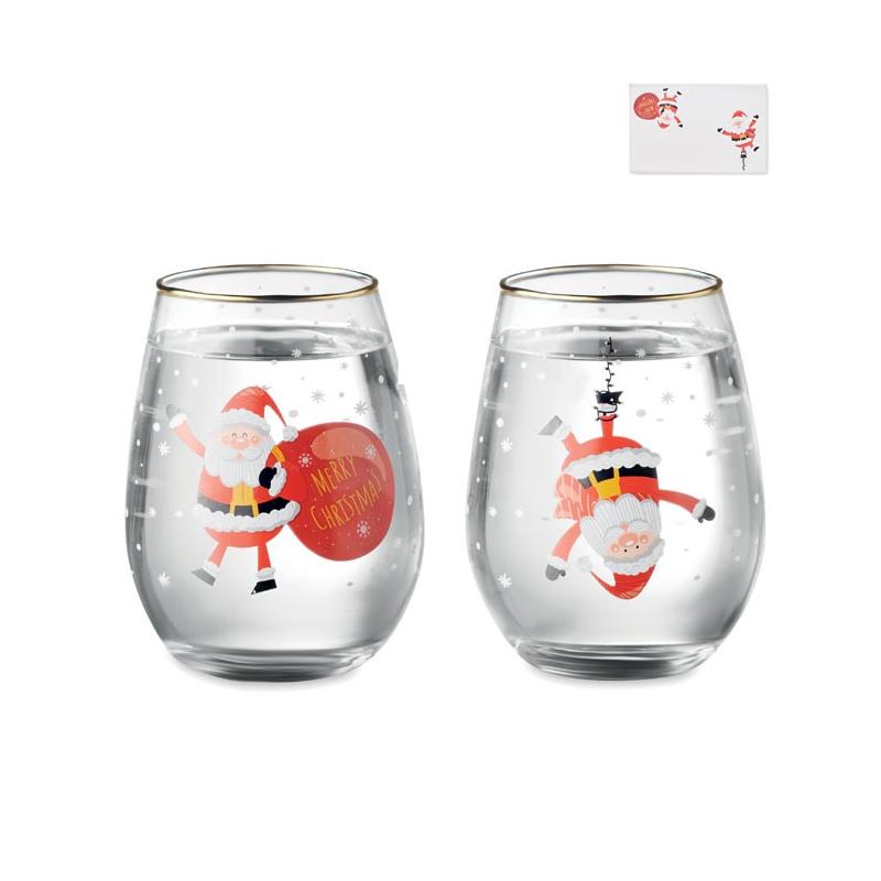Conjunto de 2 copos Noel