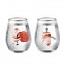 Conjunto de 2 copos Noel