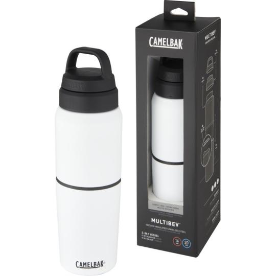 Garrafa de 500 ml de aço inoxidável com isolamento a vácuo e copo de 350 ml MultiBev Camelbak ®