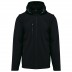 Blusão softshell 3 camadas com capuz e mangas amovíveis unissexo Kariban®