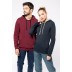 Sweatshirt com capuz em contraste