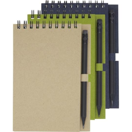 Caderno de argolas com lápis - pequeno Luciano Eco