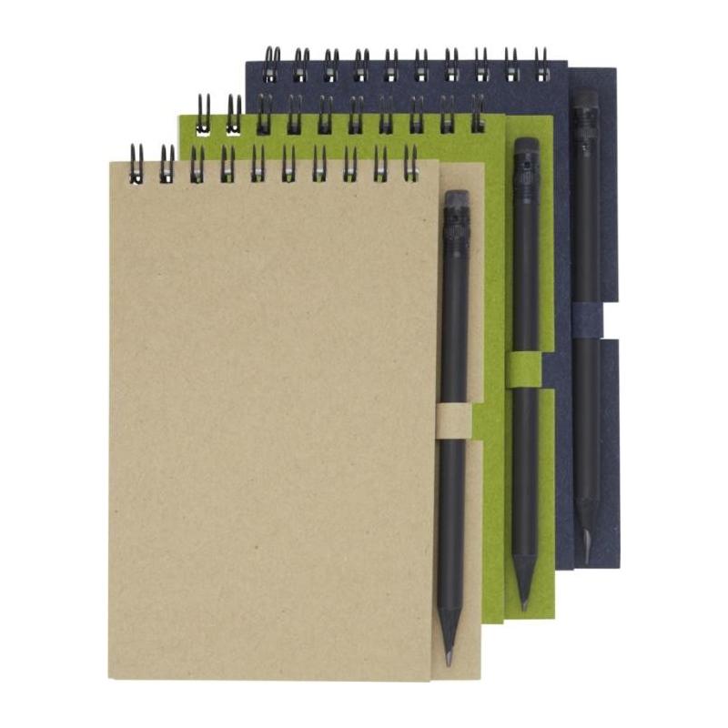 Caderno de argolas com lápis - pequeno Luciano Eco
