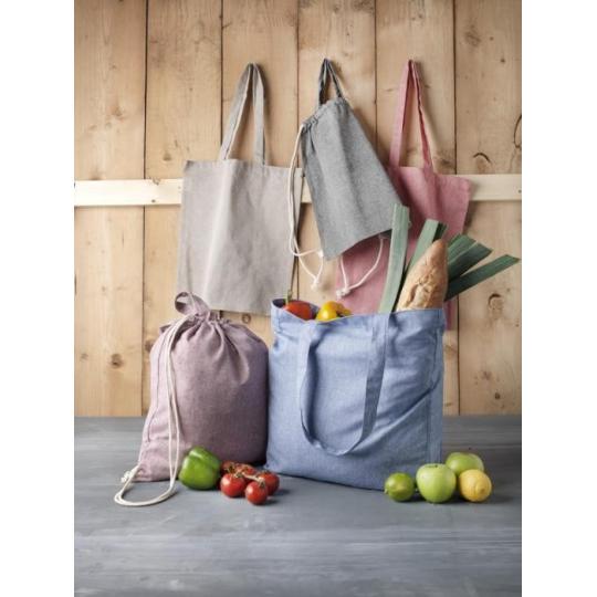 Mochila com cordões em algodão reciclado 150 g/m² "Pheebs"