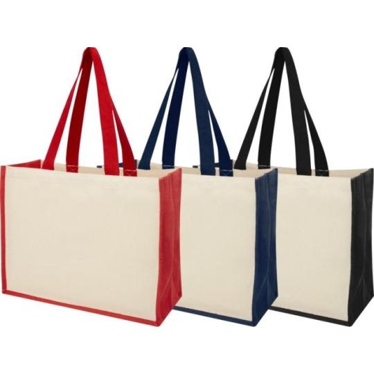Saco Tote de compras de lona e yute de 340 g/m² "Varai"