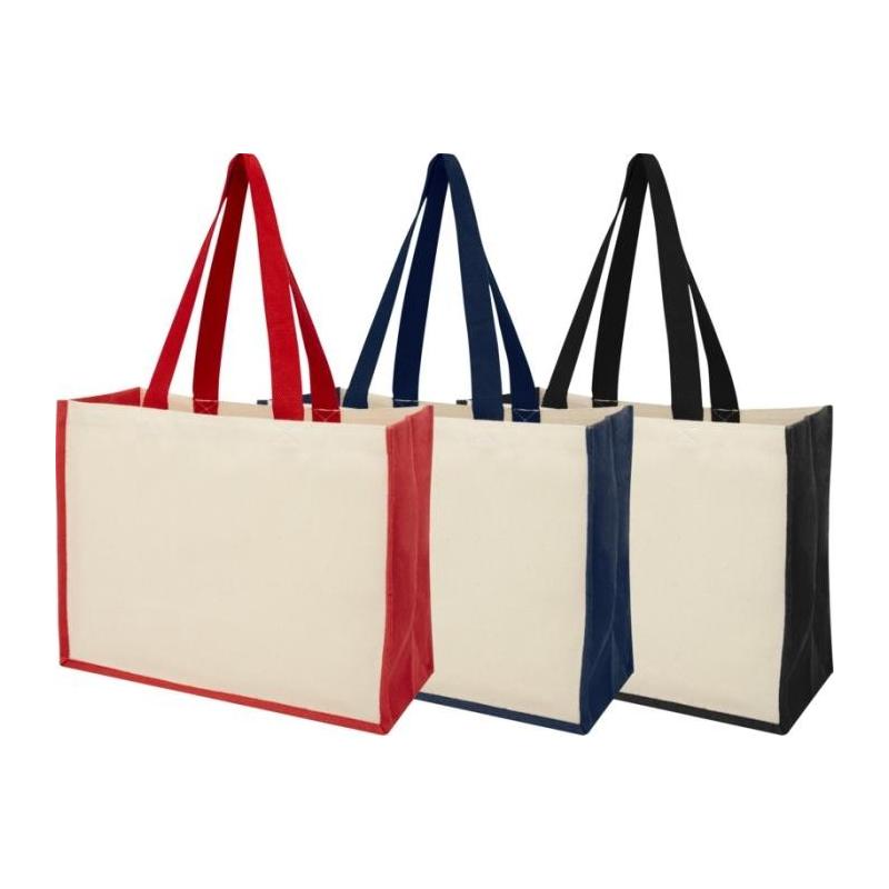 Saco Tote de compras de lona e yute de 340 g/m² "Varai"