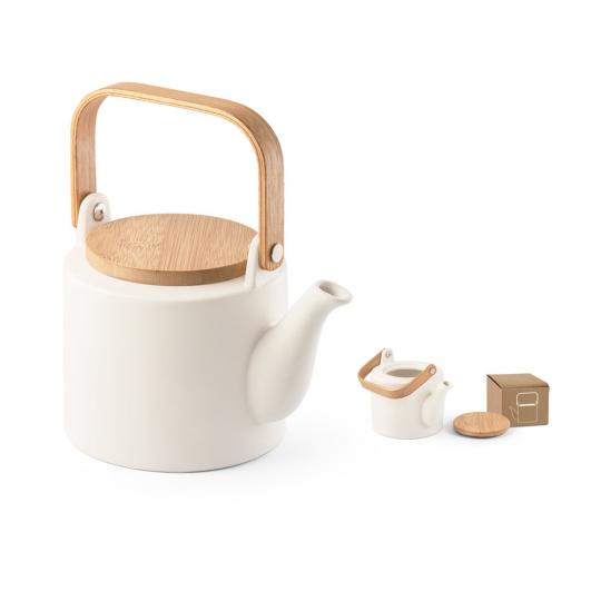 Bule em cerâmica com tampa em bambu 700 ml Glogg