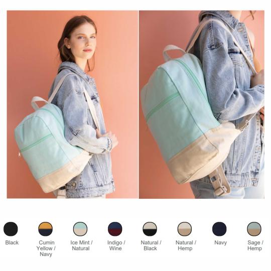 Mochila básica em algodão Kimood®