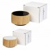 Coluna Bluetooth® de bambu Cosmos