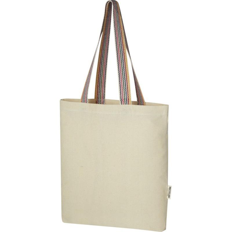 Saco de algodão reciclado de 180 g/m² de 5 L Rainbow