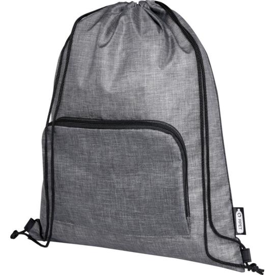 Saco de cordão dobrável reciclado de 7L Ash