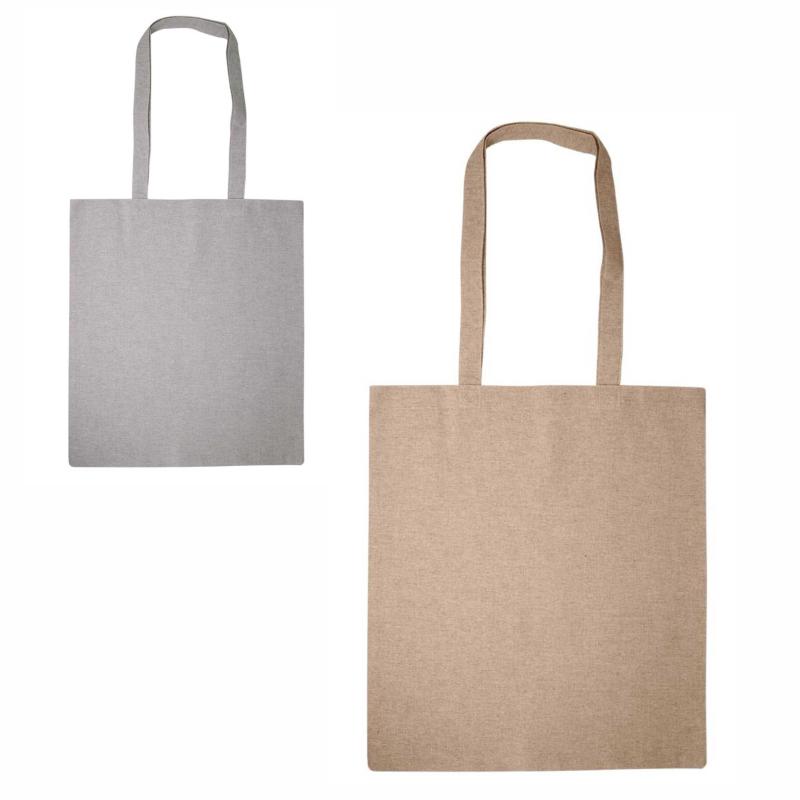 Sacos de alças longas de algodão reciclado Waterfal
