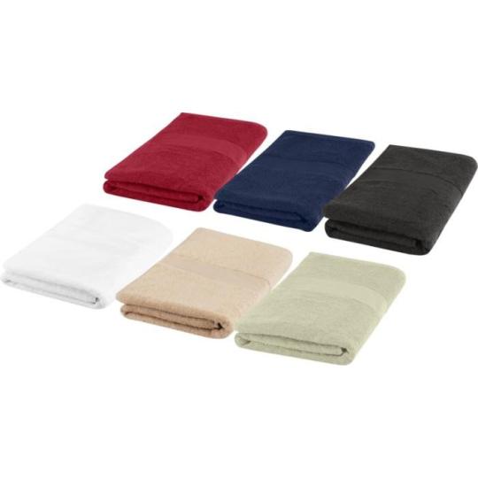 Toalha de banho de algodão de 450 g/m² (70 x 140 cm) Amelia